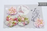 Cartela de flores de viscose
