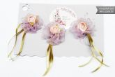 Cartela de flores de viscose